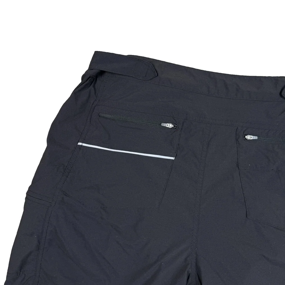 LL Bean Mens Cycling Shorts Large Black Outdoors Active Camping Gorpcore Lined